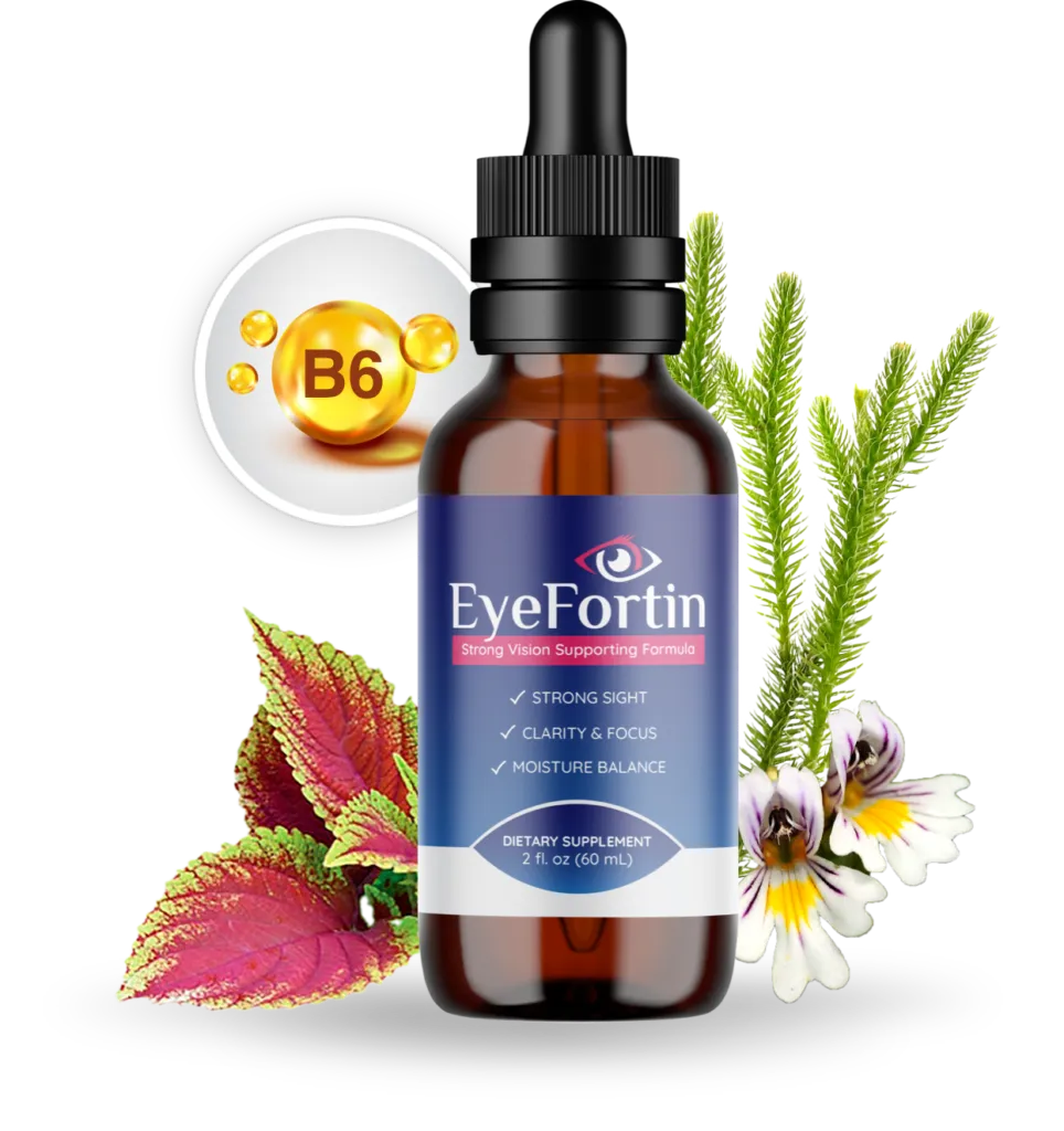 EyeFortin, symbolizing clear vision and natural wellness.